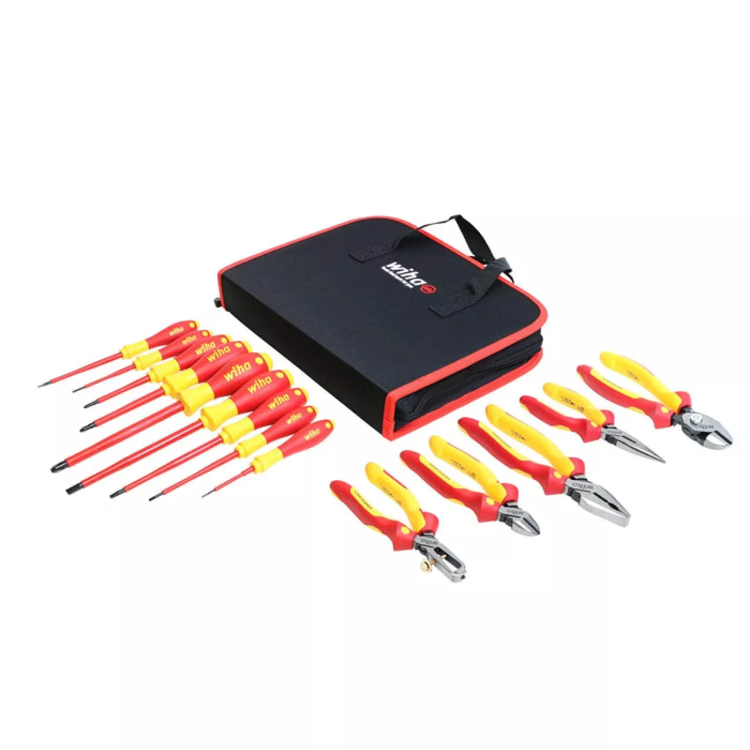Wiha Tools 32895 Insulated Pliers / Cutters / Screwdrivers Set, 14 Pc.