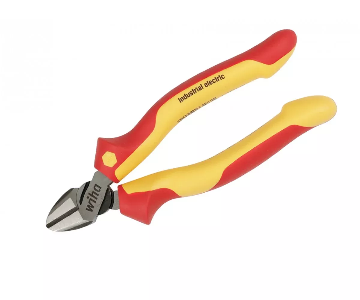 Wiha Tools 32929 Insulated Industrial Diagonal Cutters, 8"