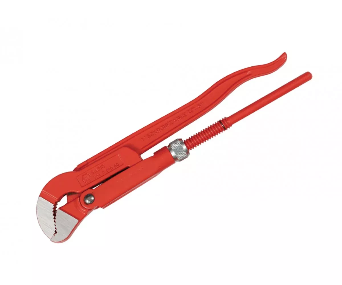 Wiha Tools 32972 Pipe Wrench Narrow Style S-Jaw, 2.6"