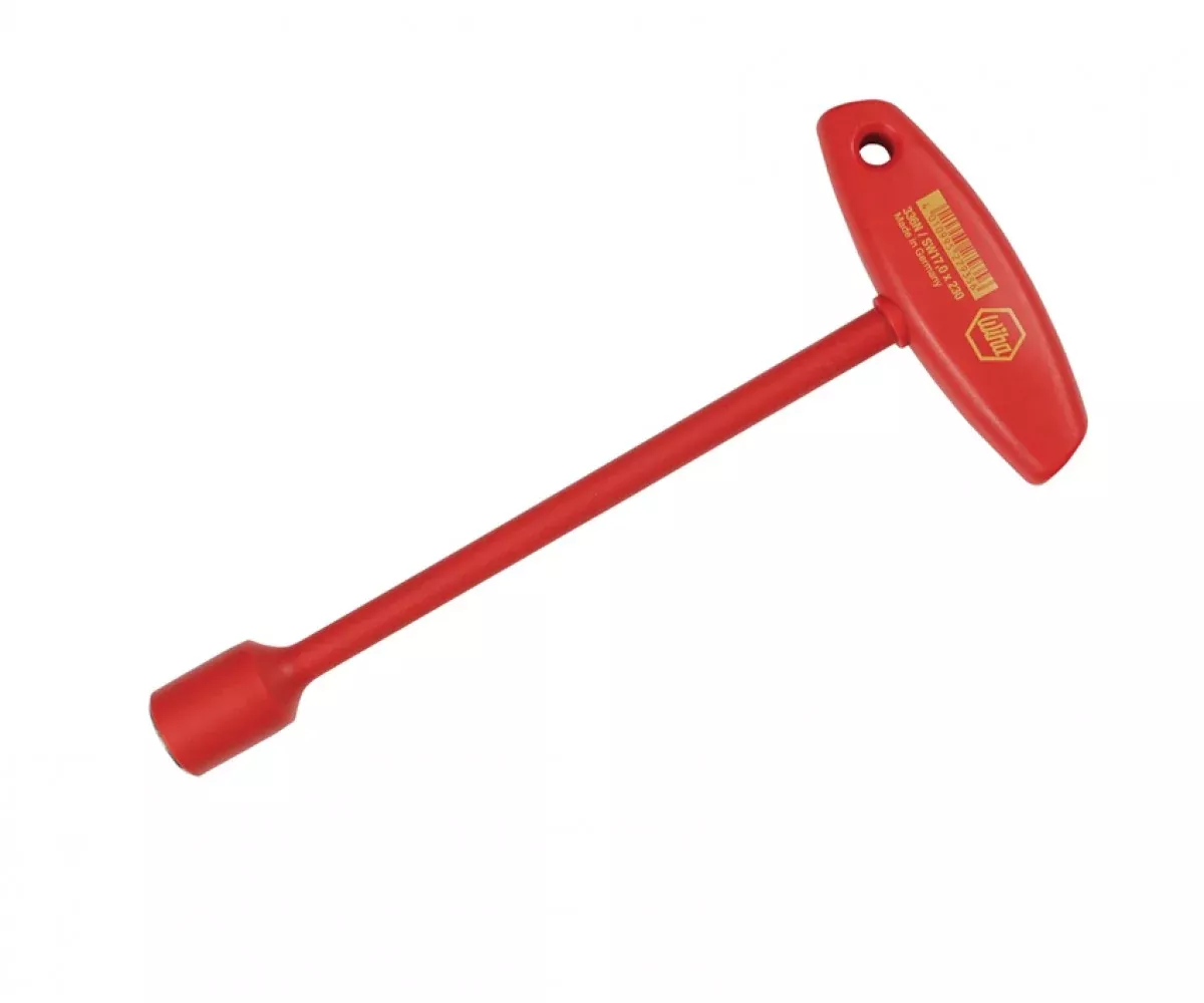 Wiha Tools 33637 13 x 230mm Insulated T-handle Nut Driver
