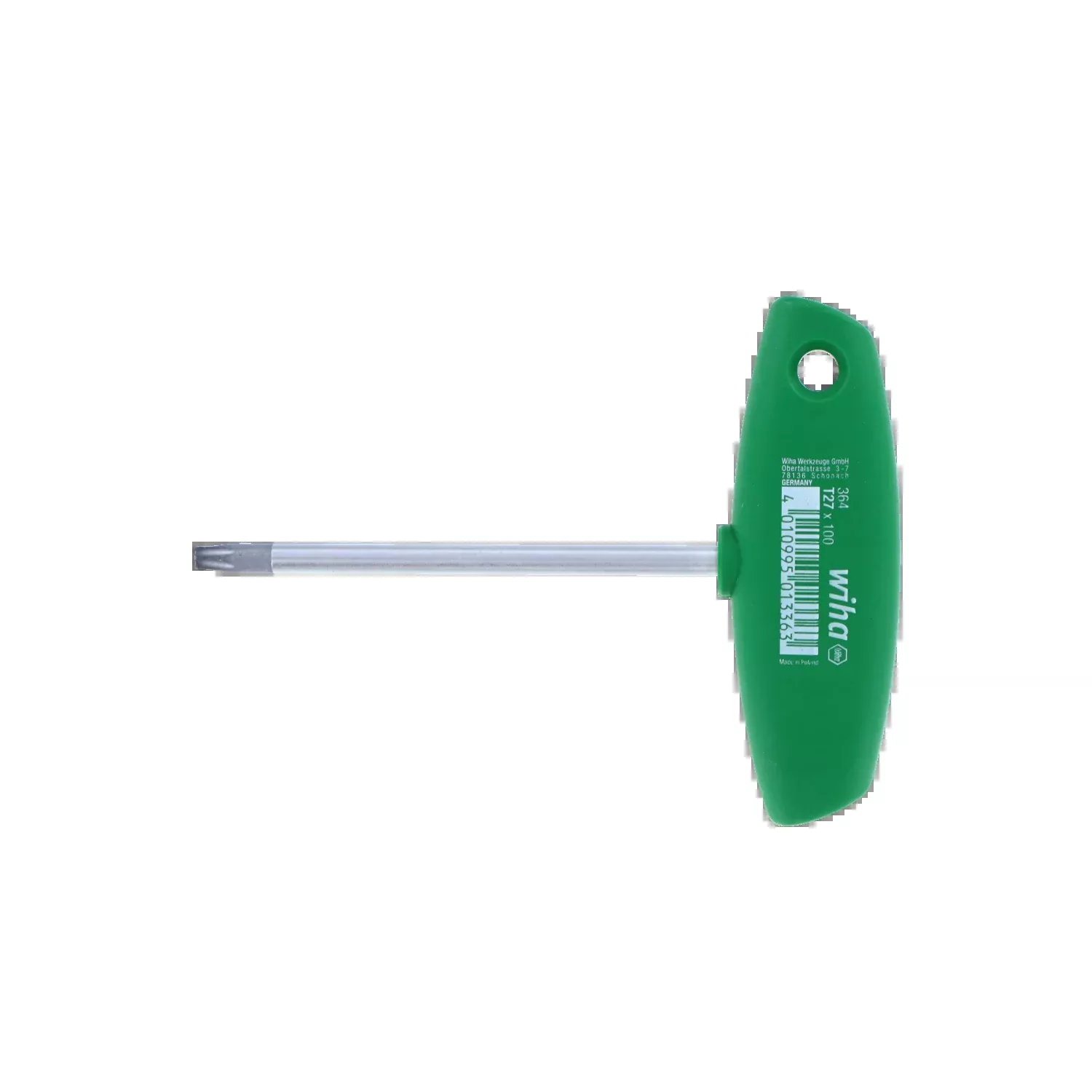 Wiha Tools 36430 TORX T-Handle, T27 x 100 mm
