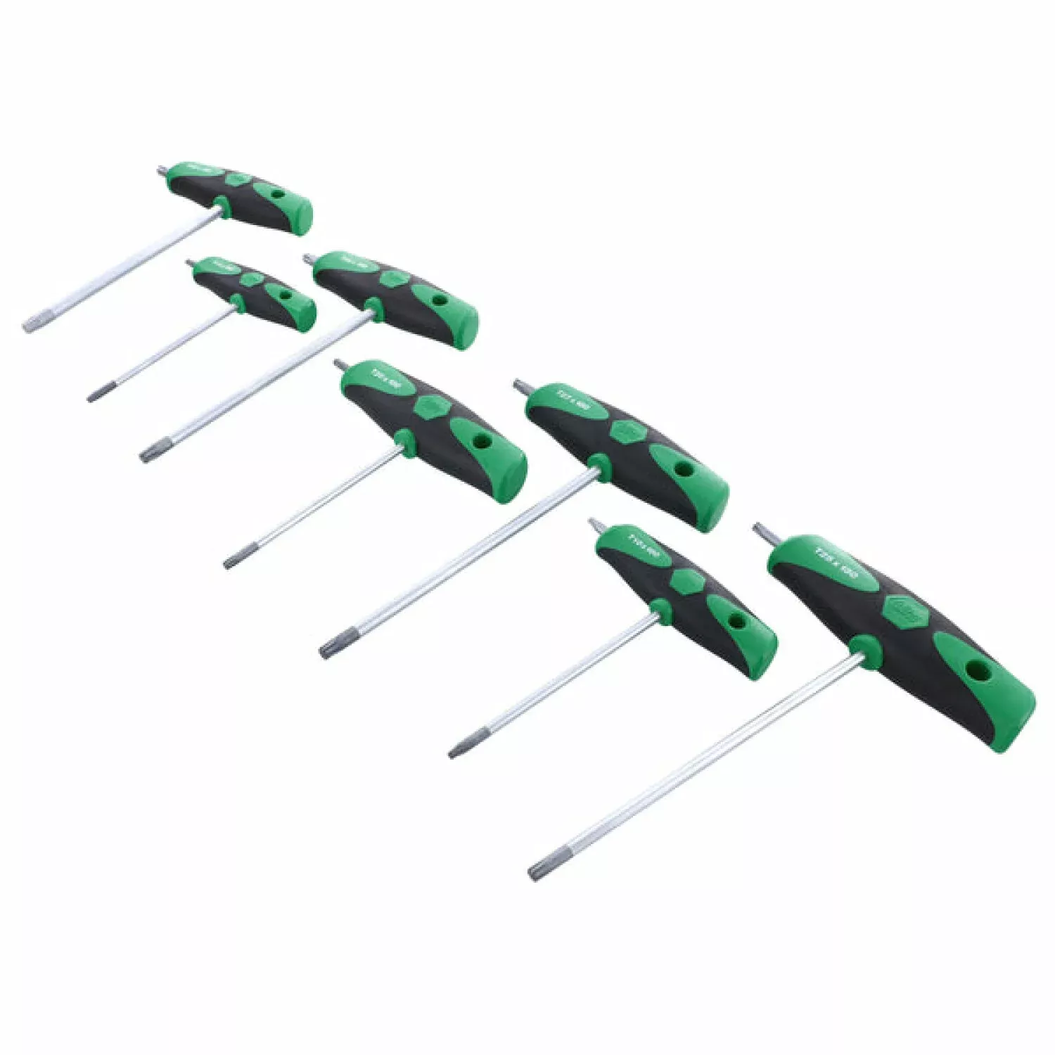 Wiha Tools 36497 7 Piece TORX Soft Grip T-Handle Set
