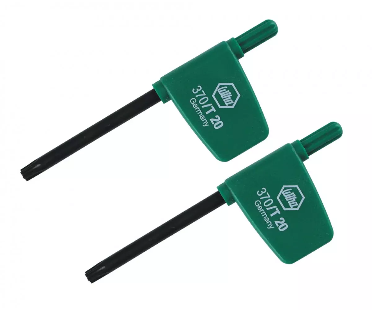 Wiha Tools 37011 TORX Flag Handle Screwdriver, T15 x 45 mm, 2 Pk.