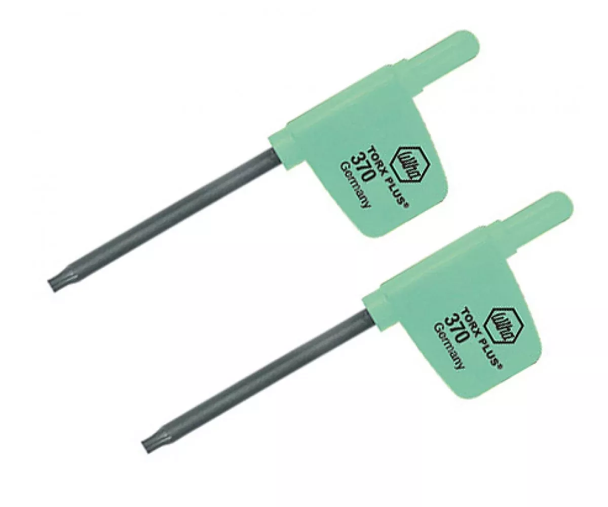 Wiha Tools 37018 TORX Plus Flag Handle Screwdriver, IP8 x 35 mm, 2 Pk.