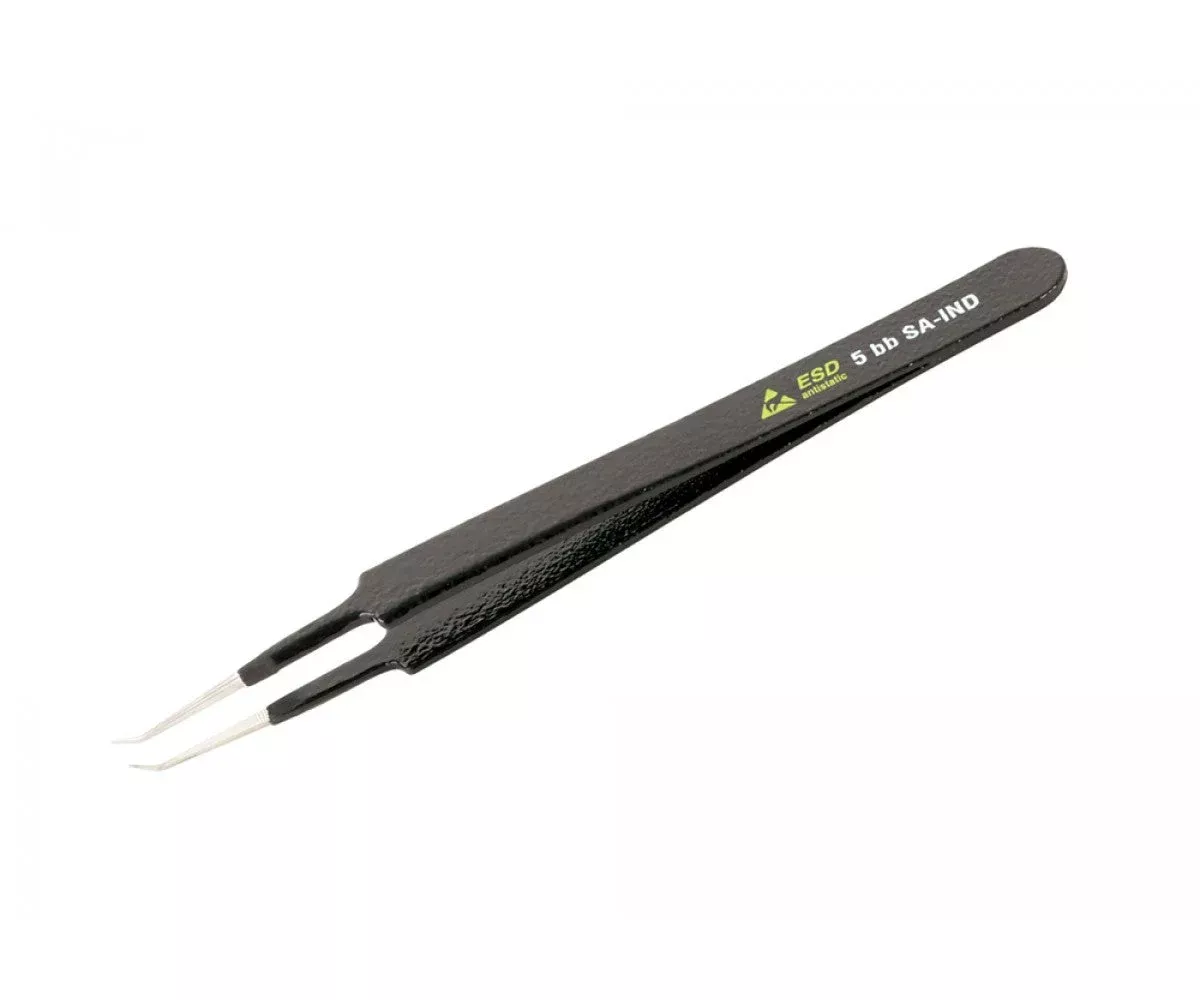 Wiha Tools 44573 ESD Safe Tweezers 5bb SA – 107mm