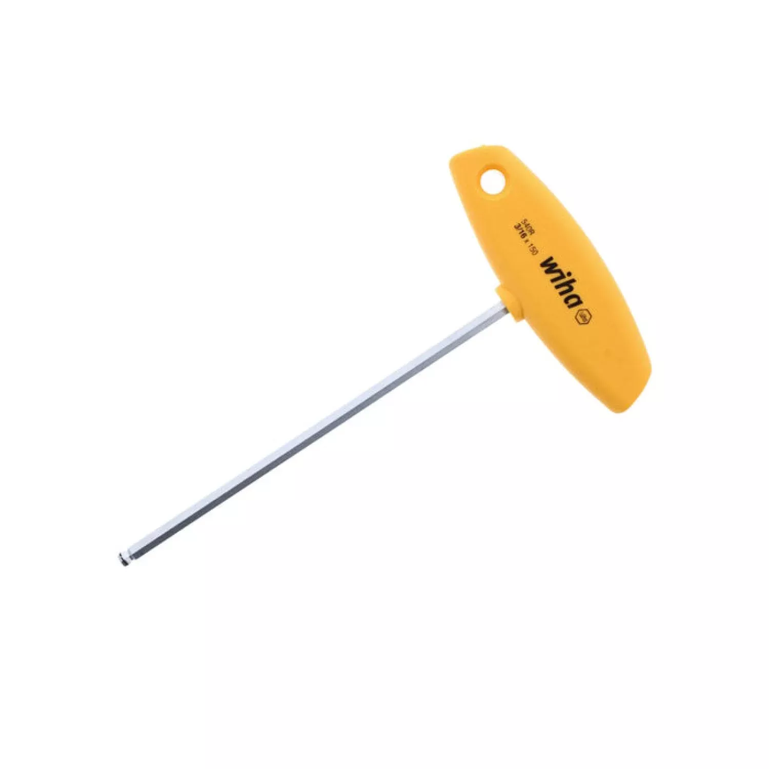 Wiha Tools 54014 Classic Grip MagicRing Ball End Hex T-handle 3/16"