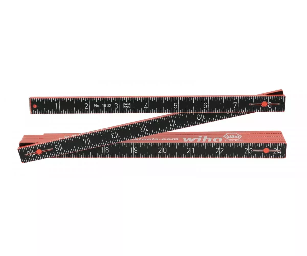 Wiha Tools 61606 Composite MaxiFlex Folding Ruler, Metric / Inch
