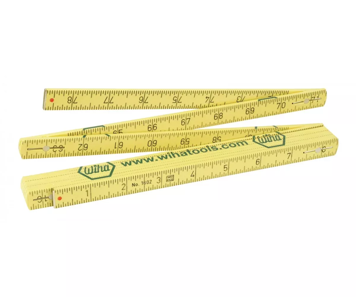 Wiha Tools 61662 MaxiFlex Folding Ruler, Combination Metric / Inch