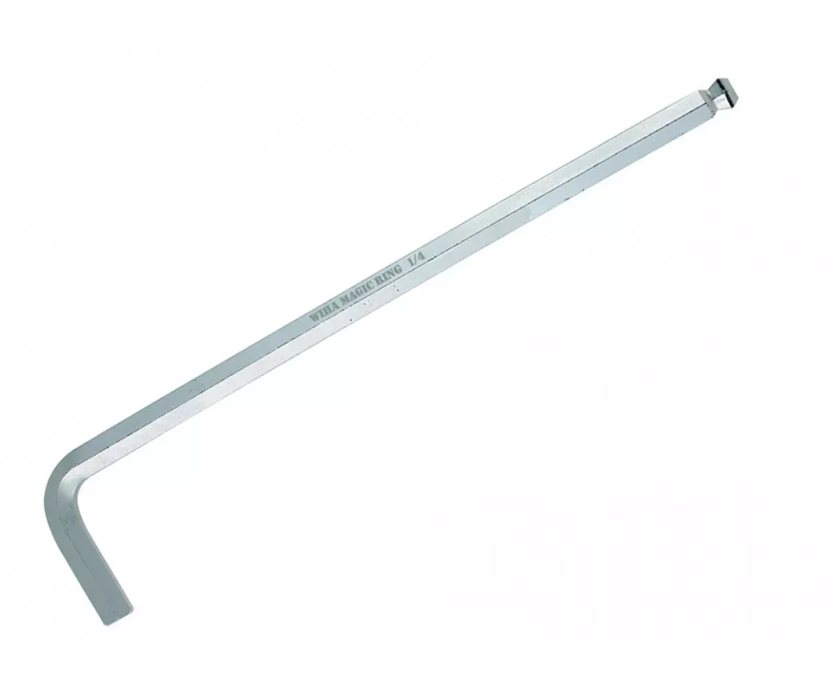 Wiha Tools 66965 MagicRing Ball End Hex L - Key, 1/4" x 7.3"