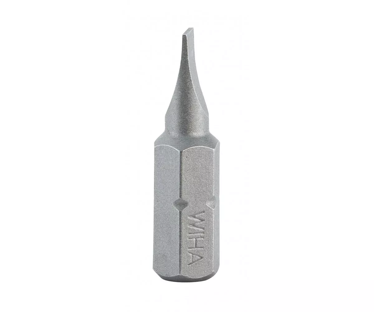 Wiha Tools 71001 4.5 x 25mm Slotted Insert Bit, 10 Pack