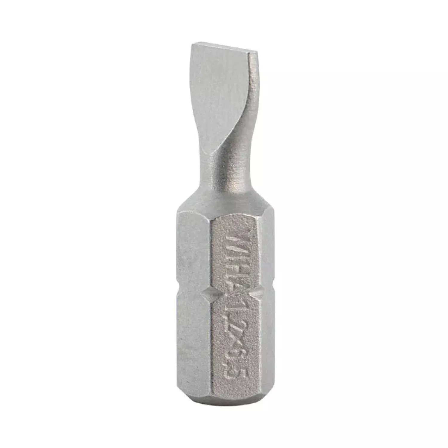 Wiha Tools 71002 6.5 x 25mm Slotted Insert Bit, 10 Pack