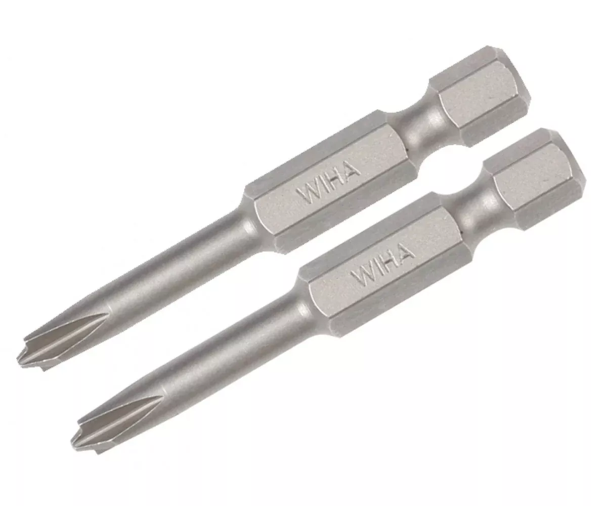 Wiha Tools 71455 Xeno Terminal Block Power Bits, #1 x 50 mm, 2 Pk.