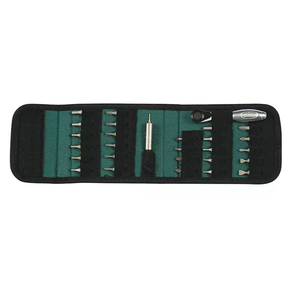 Wiha Tools 74992 29 Piece 1/4" Drive Ratchet and Bit Set