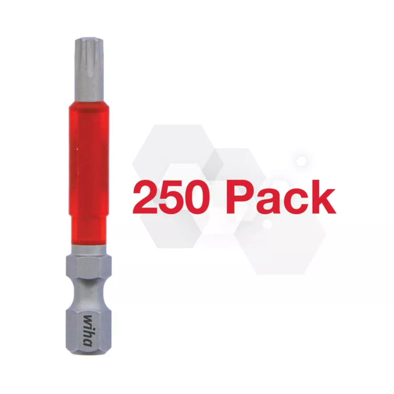 Wiha Tools 76597 Impact Power Bit TORX T27, Pack of 250 Bits