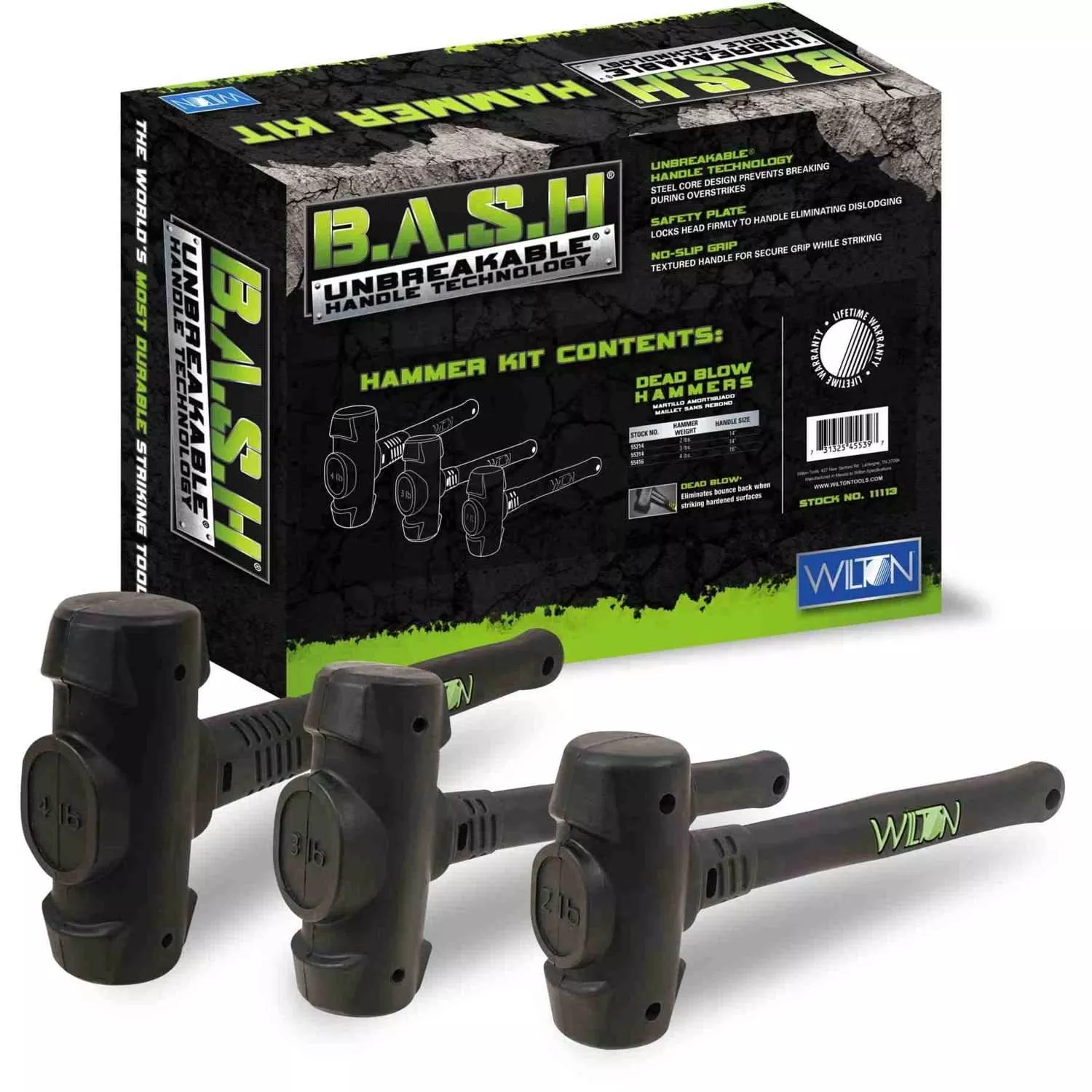 Wilton 11113 B.A.S.H Dead Blow Hammer Kit