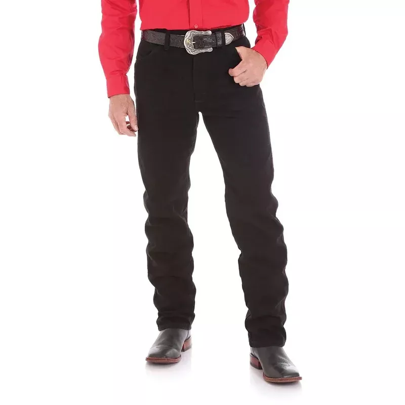 Wrangler Men’s Cowboy Original Fit Jean Shadow Black 32