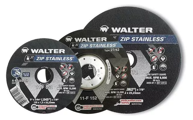 ZIP STAINLESS Cut-Off Abrasive Wheels – Pack of 25